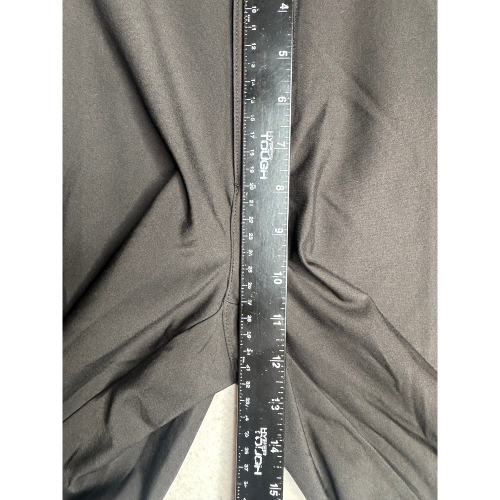 Greg Norman Mens Black Performance Golf Shorts Size 32 Stretch Flat Front Shark - Picture 6 of 12